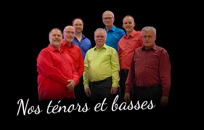 Équipe de nos basses et tenors